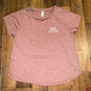 Stars Above Women’s “Rise and Shine” T-Shirt Size Medium